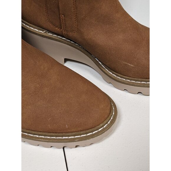 Nicole Miller Women's Pocas Wedge Lug Platform Chelsea Boot Size 7 - Picture 6 of 9